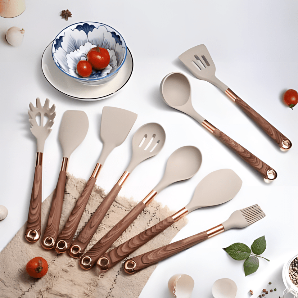 Heat-Resistant Silicone Kitchen Utensils Set – Essential Tools for Effortless Cooking 2