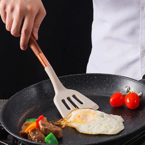 Heat-Resistant Silicone Kitchen Utensils Set – Essential Tools for Effortless Cooking 3
