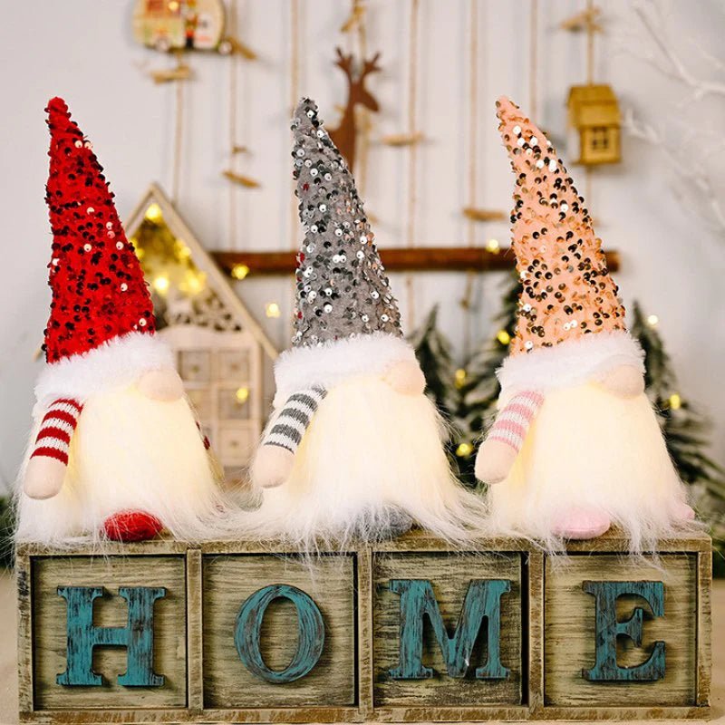 Illuminated Christmas Gnome Decoration – Charming Accent with Soft, Twinkling Lights 6