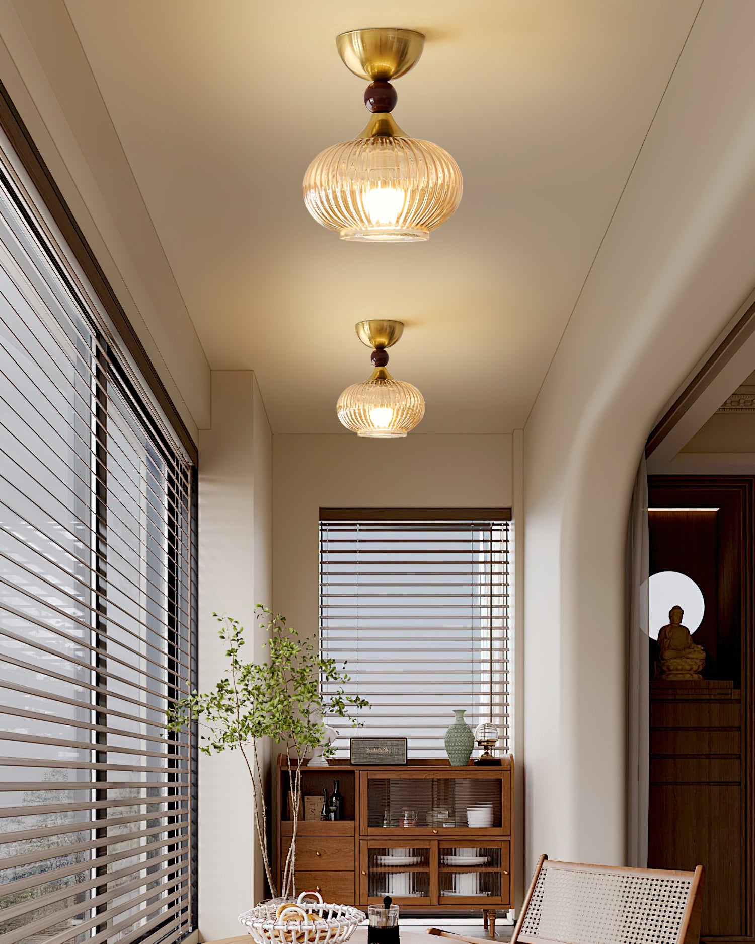 Kaydan Ceiling Lamp – Timeless Elegance with Warm Glow 4