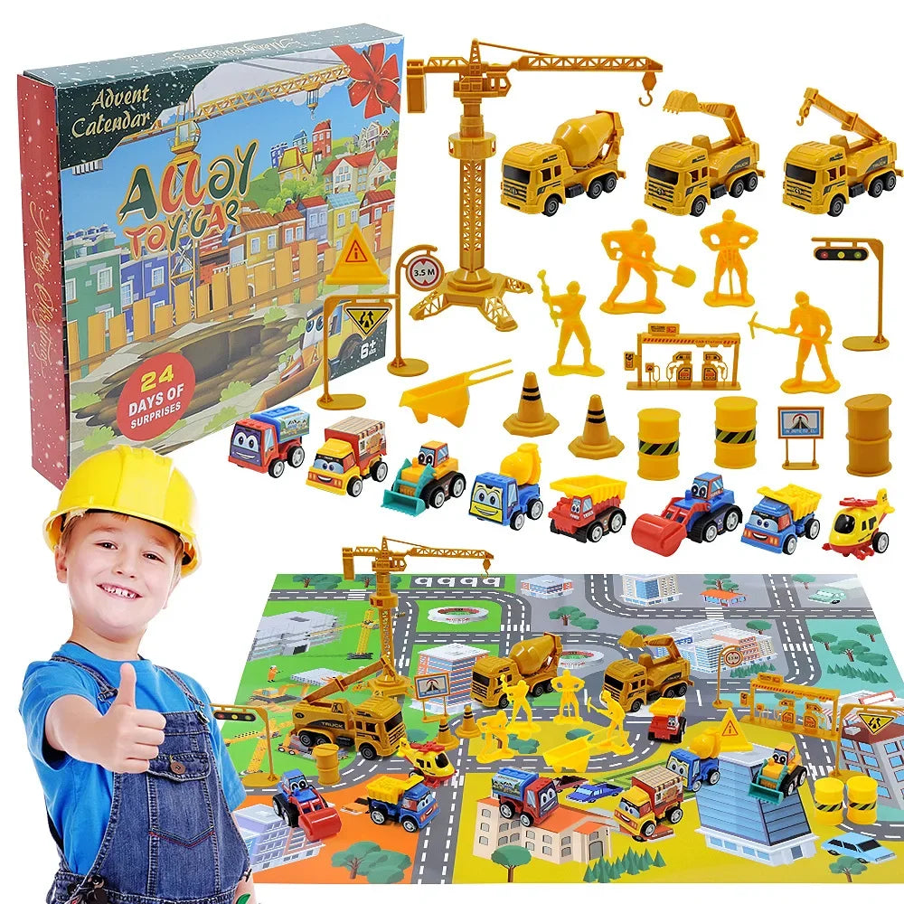 Kids Advent Calendar with Fire Engine – Daily Surprises for Young Vehicle Enthusiasts 6