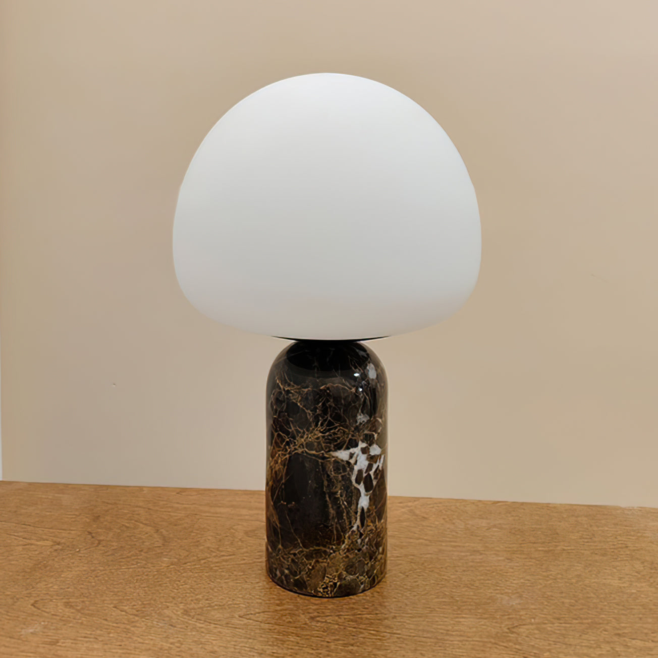 Kizu Table Lamp – Elegant Marble and Glass Style 6