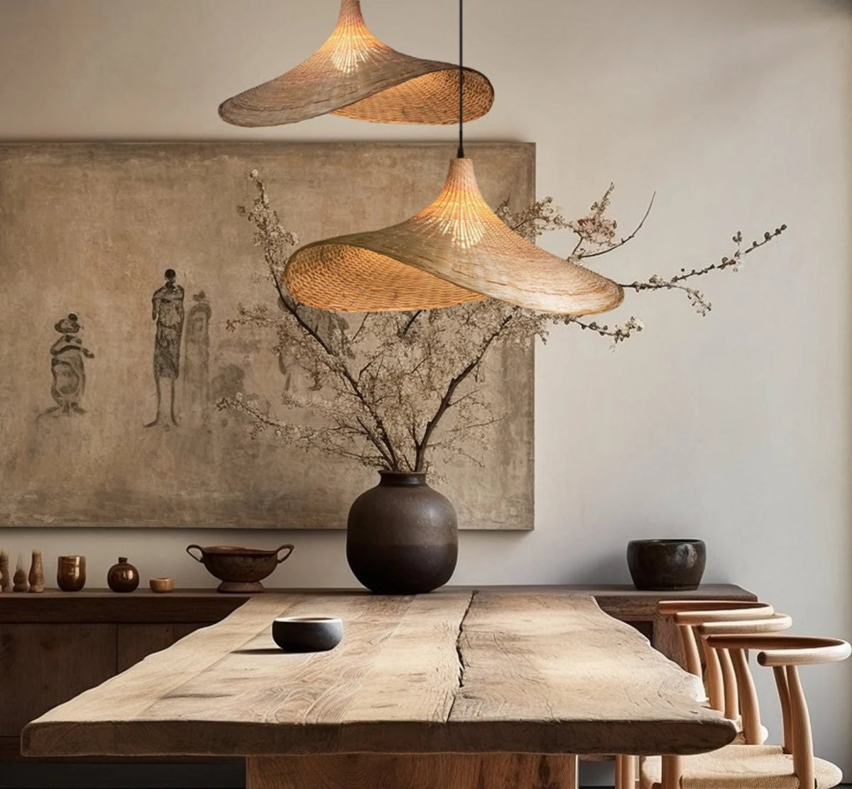 Kuta Rattan Pendant Lamp – Eco-Friendly Hanging Light for Cozy Spaces 8