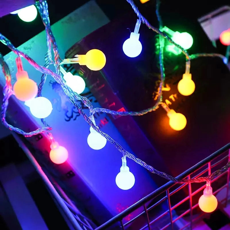 LED Ball Christmas Lights – Illuminate Your Space with Festive Charm 4