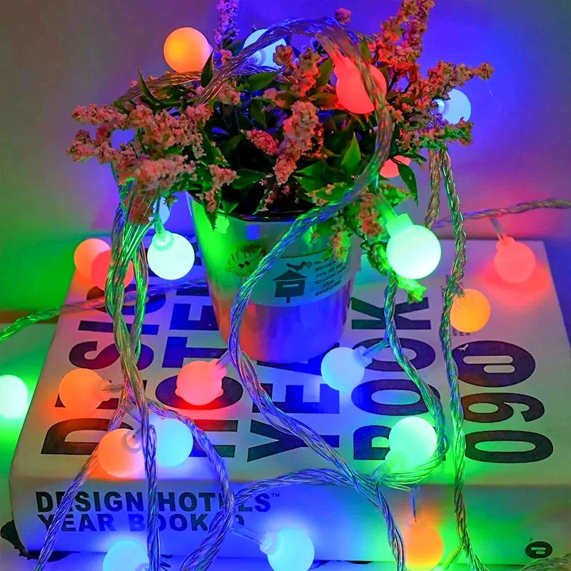 LED Ball Christmas Lights – Illuminate Your Space with Festive Charm 5