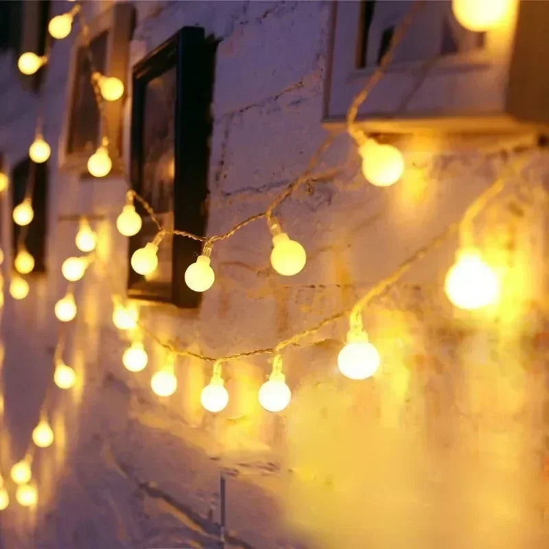 LED Ball Light Chain – Magical Ambiance for Outdoor Celebrations 4