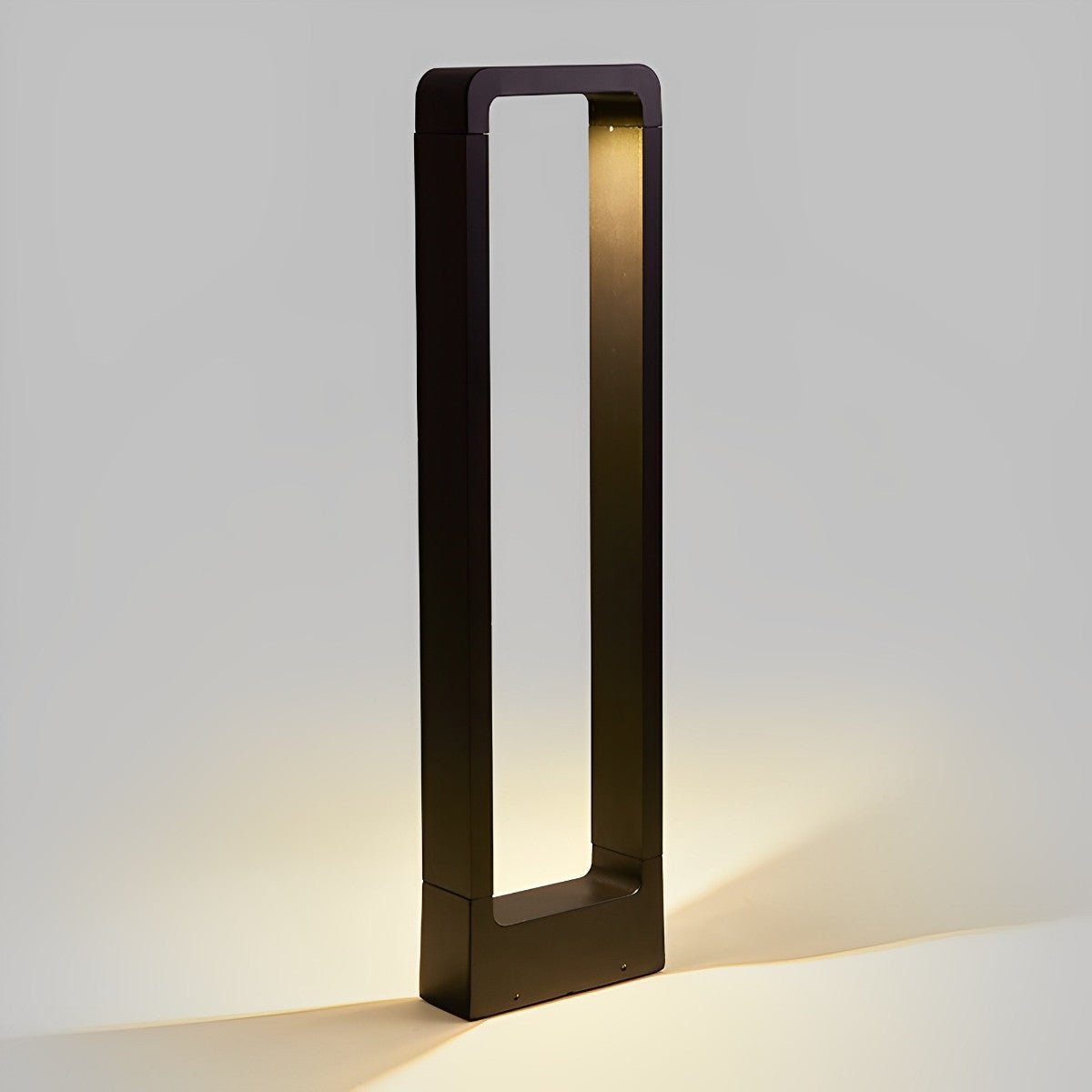 LED Bollard Light Rectangular Frame – Elegant Design for Outdoor Ambiance 6