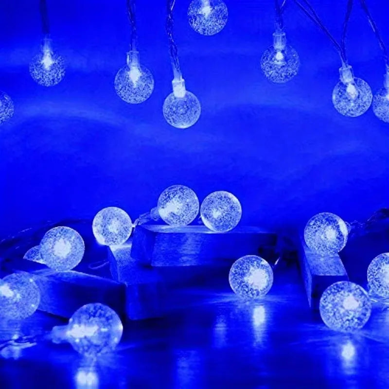 LED Bubble Ball Lights Chain – Enchanting Glow for Outdoor Celebrations 4