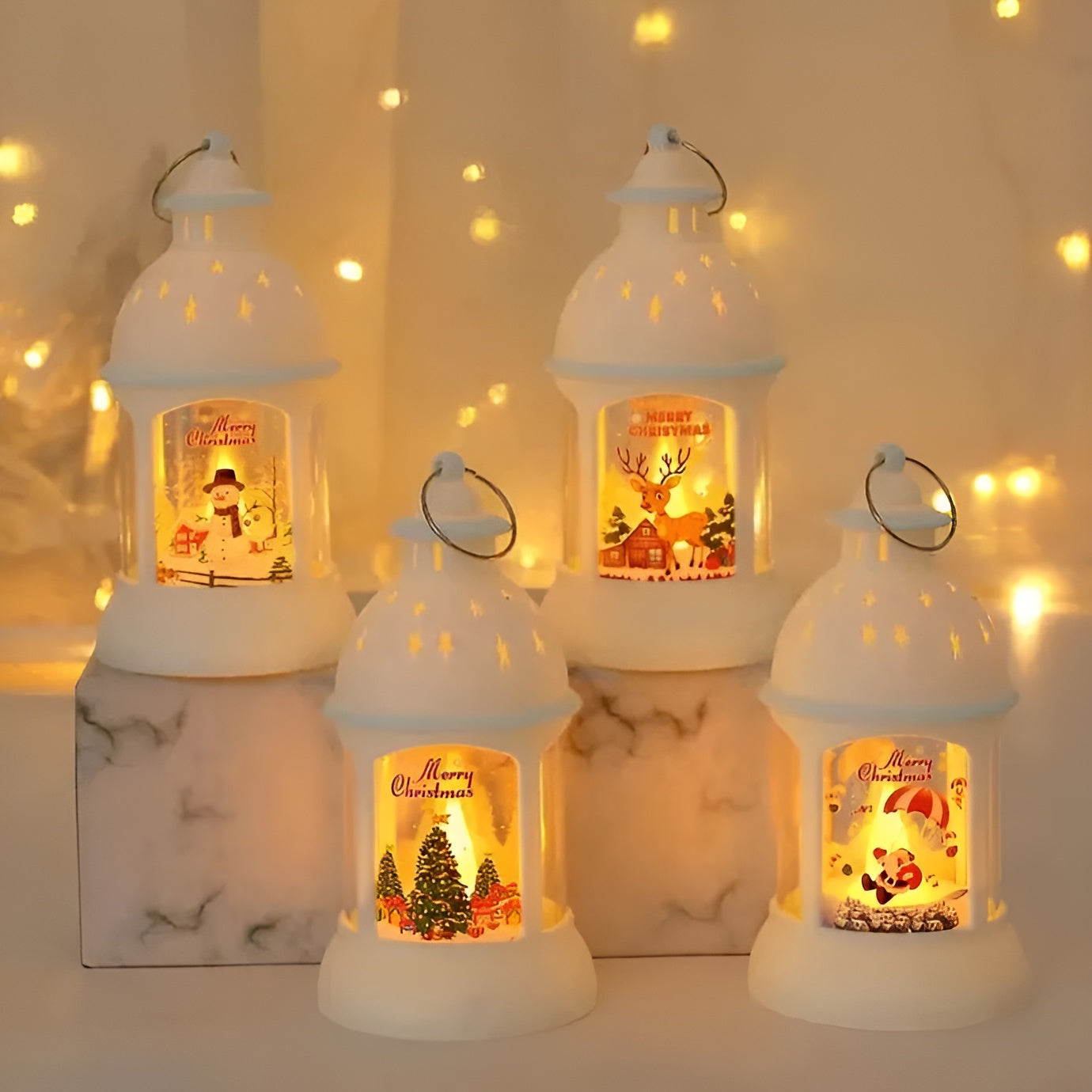LED Christmas Lantern – Charming Glow for Festive Nights 4