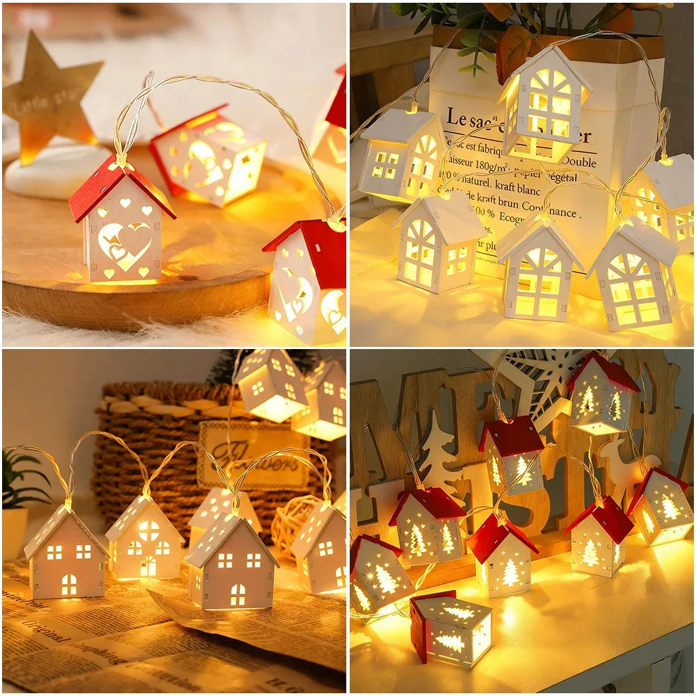 **LED Christmas Light Chain** – Warm Glow for Festive Decor 2