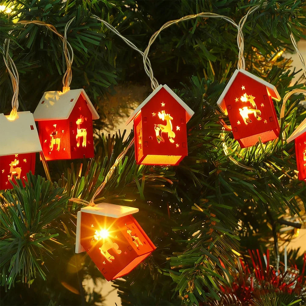 **LED Christmas Light Chain** – Warm Glow for Festive Decor 3