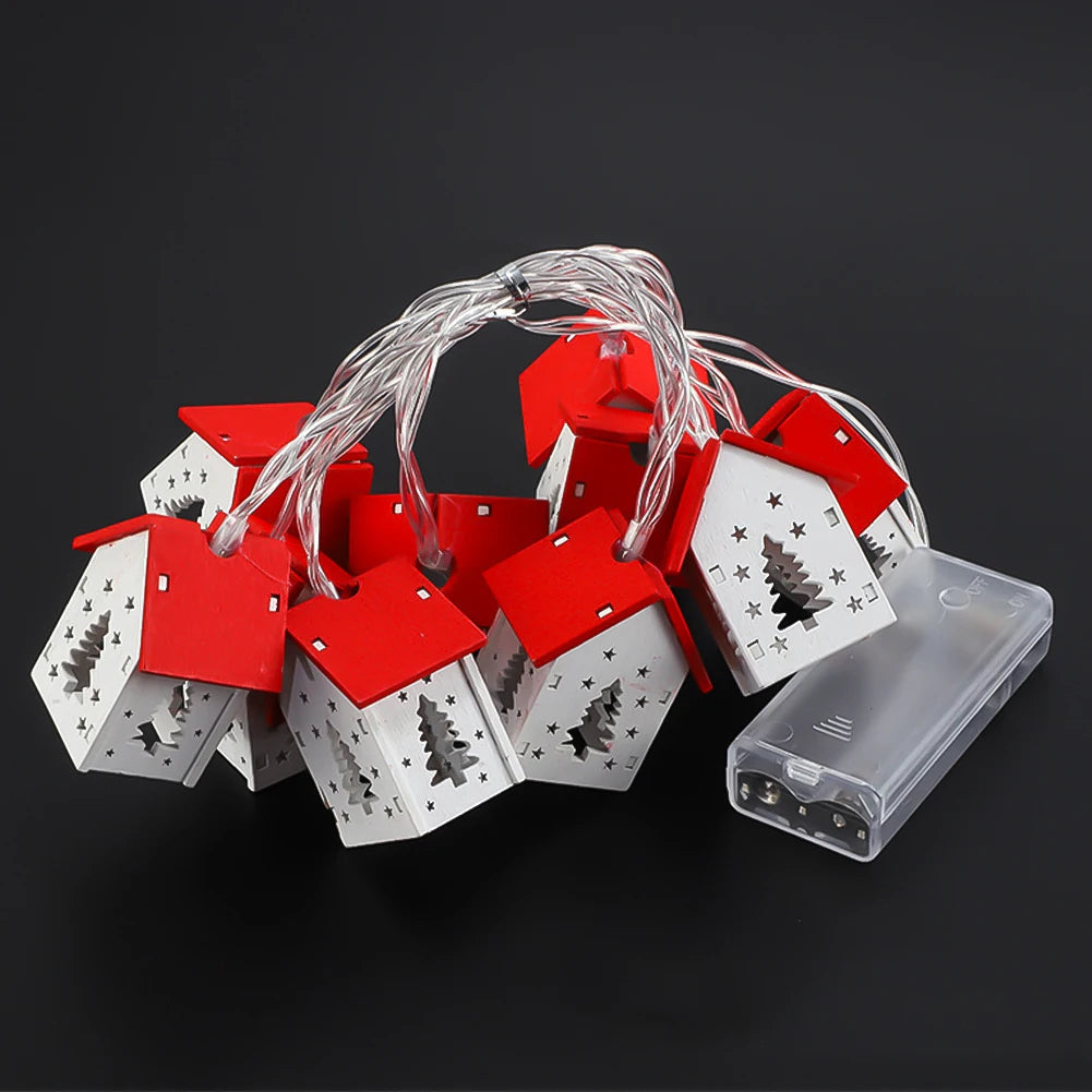 **LED Christmas Light Chain** – Warm Glow for Festive Decor 6