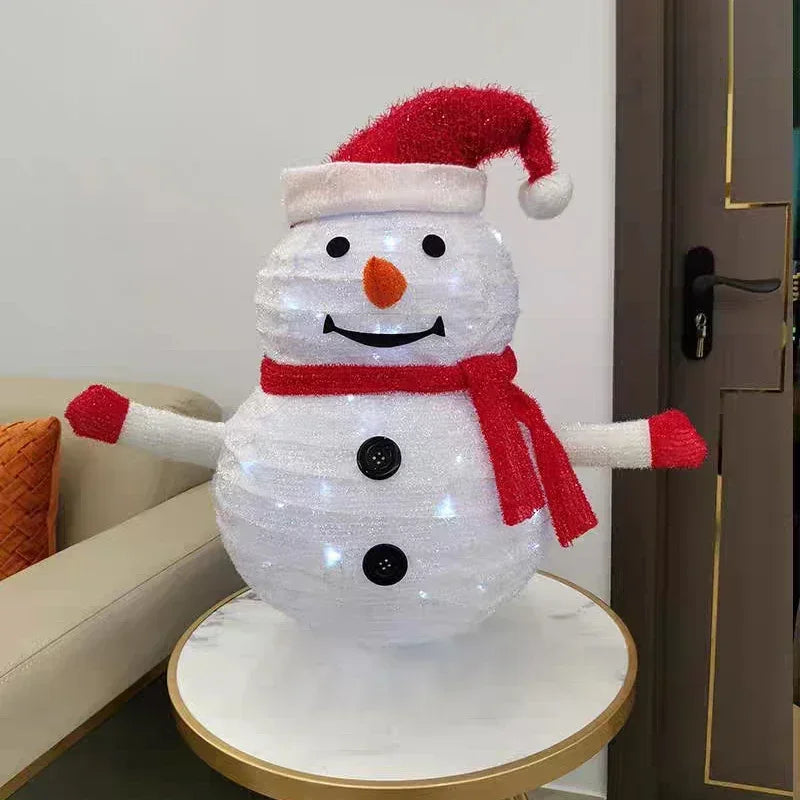 LED Christmas Snowman Decoration – Festive Glow for Outdoor Cheer 2
