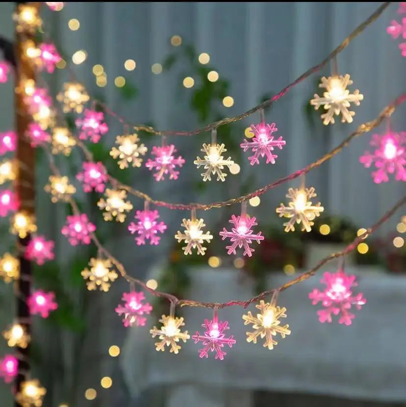 LED Lichtkette Schneeflocken – Magical Glow for Festive Celebrations 2