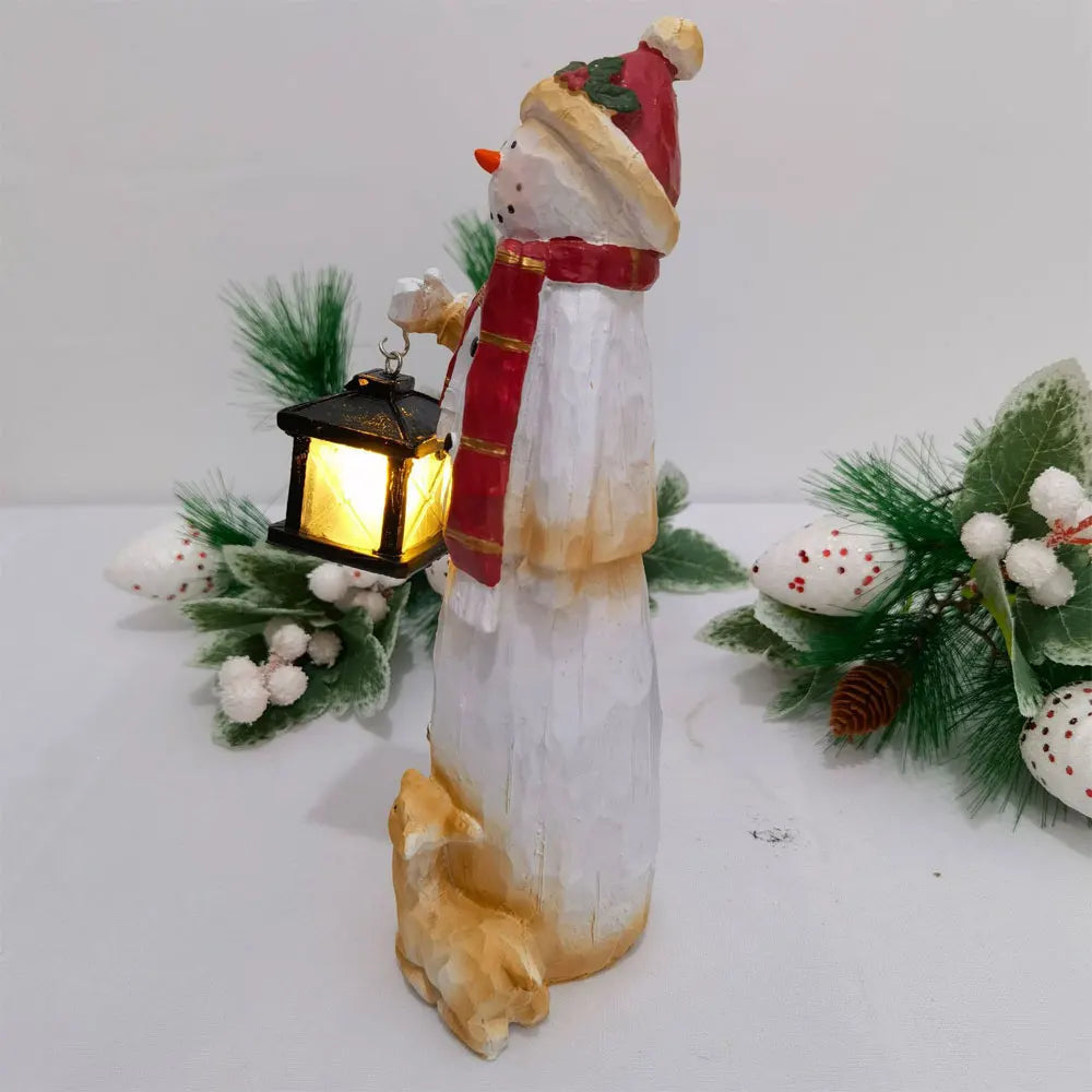 LED Light Snowman Ornament – Enchant Your Garden with Festive Glow 2