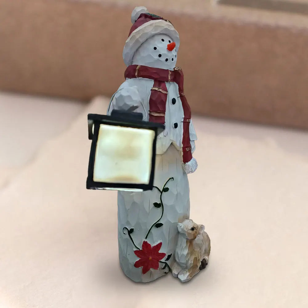 LED Light Snowman Ornament – Enchant Your Garden with Festive Glow 5