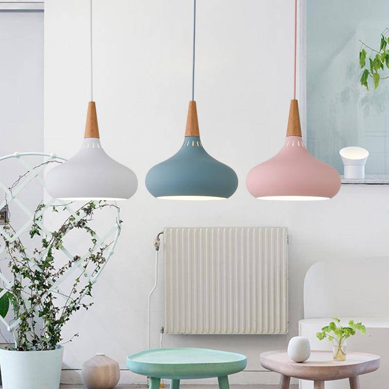 LED Pendant Light Metal And Wood – Stylish Illumination For Modern Spaces 4