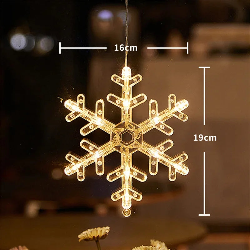 LED Snowflake Lamp – Enchanting Light for Holiday Joy 10