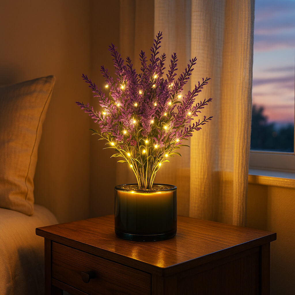 LED Table Lamp Lavender Dream – Serene Glow for Cozy Vibes 2