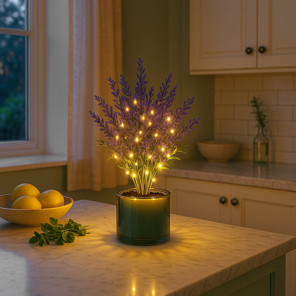 LED Table Lamp Lavender Dream – Serene Glow for Cozy Vibes 3