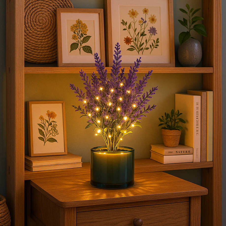 LED Table Lamp Lavender Dream – Serene Glow for Cozy Vibes 4