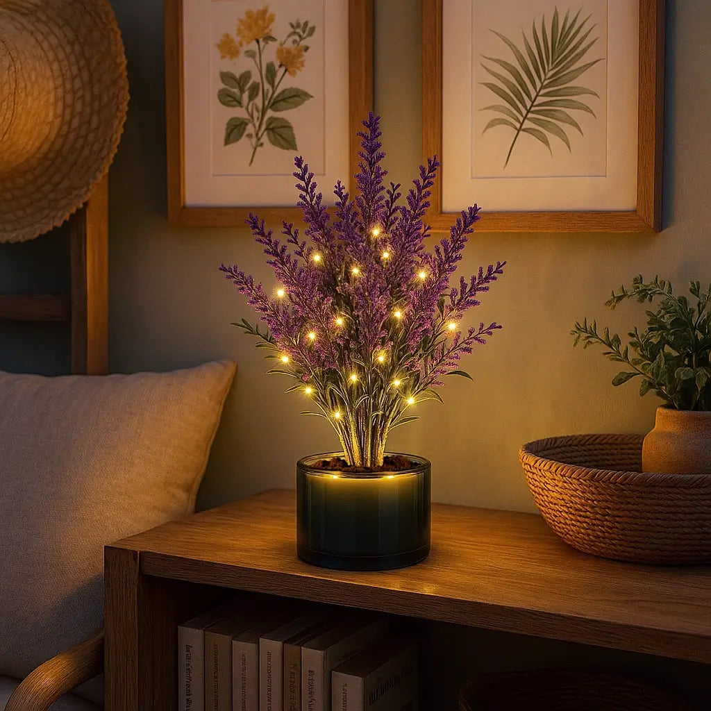 LED Table Lamp Lavender Dream – Serene Glow for Cozy Vibes 5
