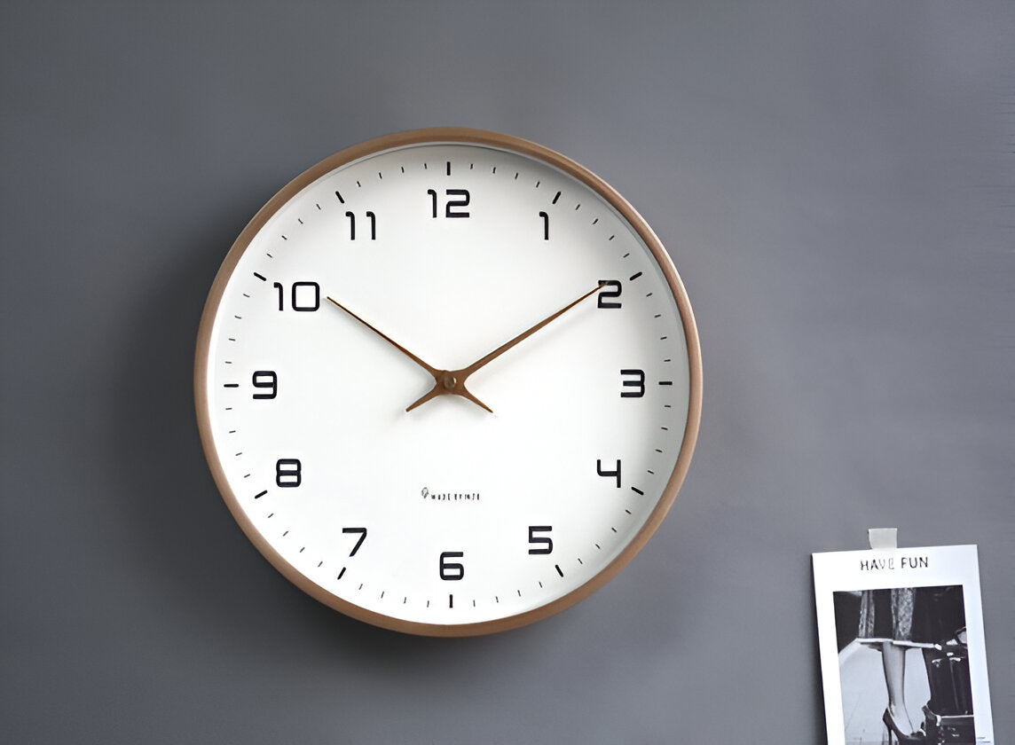 Large Wall Clock with Elegant Wood Finish – Timeless Style for Any Room 5