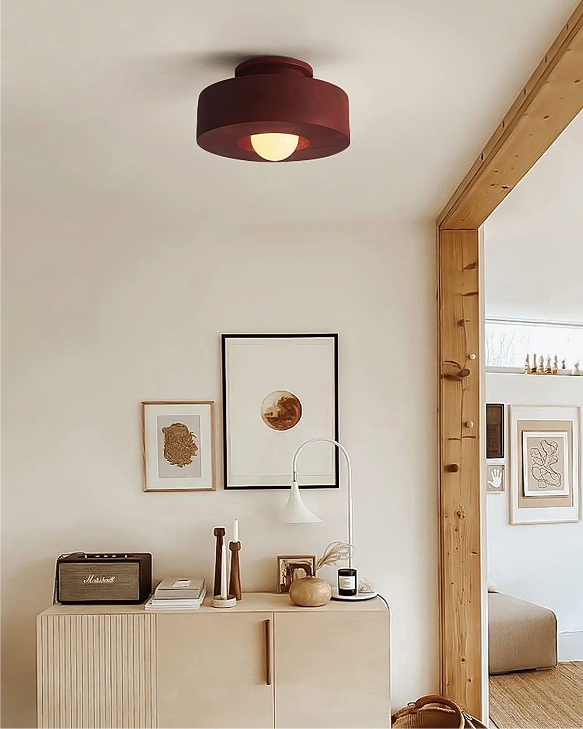 **Le Cercle Ceiling Lamp – Striking Circular Design with Warm Glow** 2
