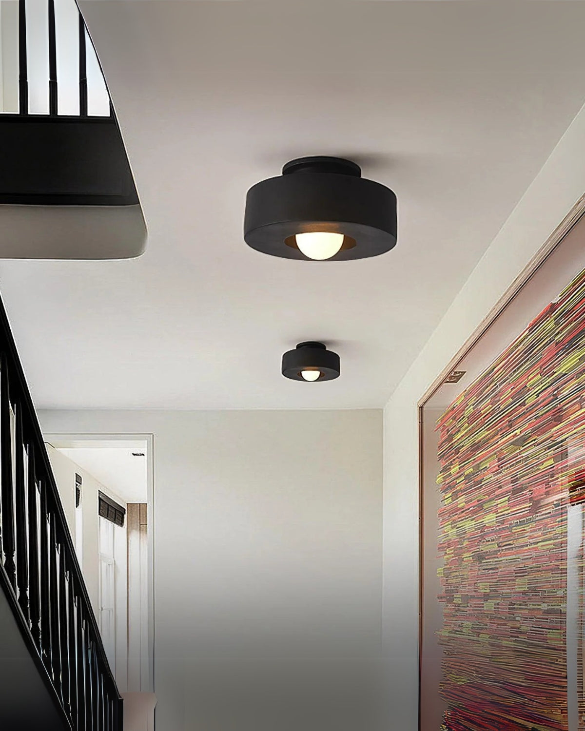**Le Cercle Ceiling Lamp – Striking Circular Design with Warm Glow** 8