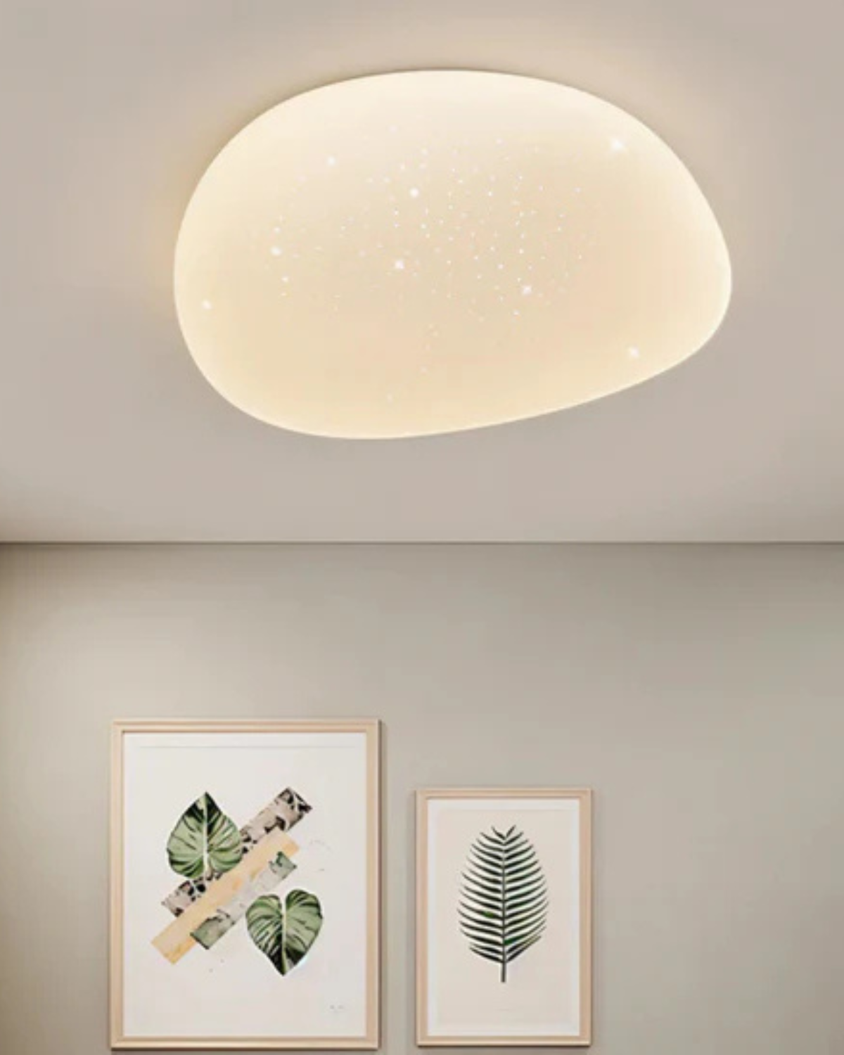 Le Ciel Flush Mount Ceiling Light – Soft Glow with Starry Effect 1