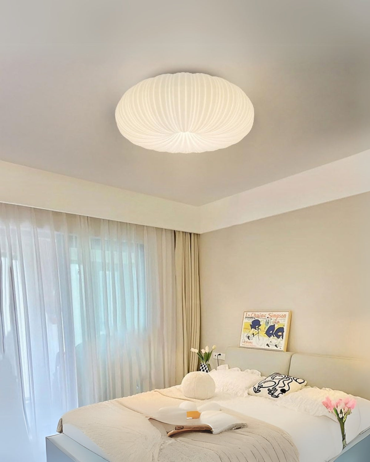 Le Halo Céleste Ceiling Light Fixture – Modern Design with Inviting Warm Glow 3