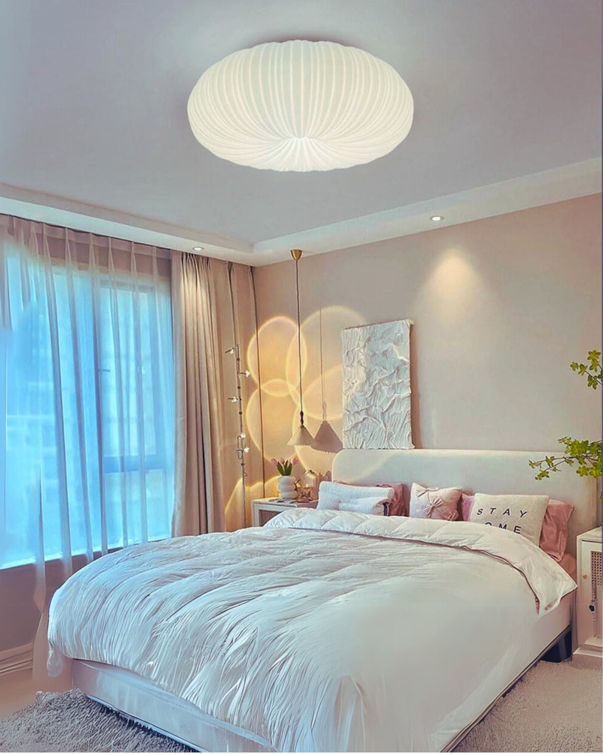 Le Halo Céleste Ceiling Light Fixture – Modern Design with Inviting Warm Glow 5