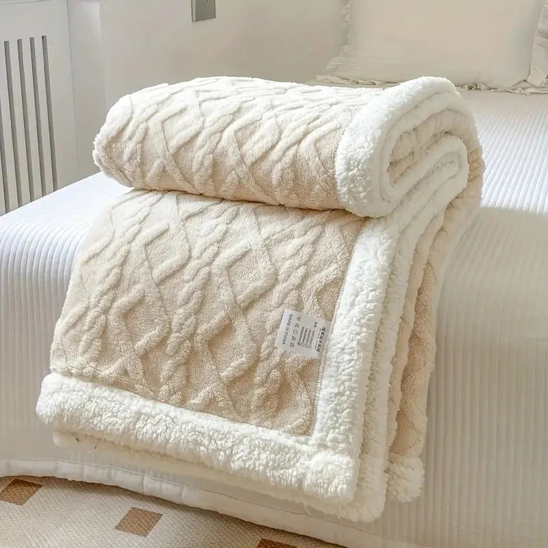 Le Rêvaire Elegant Fleece Blanket – Luxurious Warmth with Cozy Comfort 5