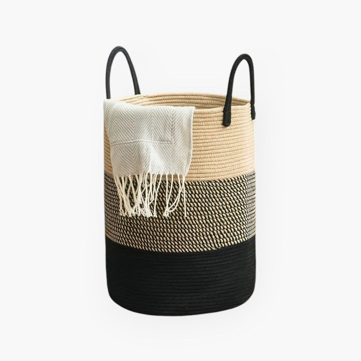 Linéa Woven Storage Basket – Elegant Organization for Your Home 0