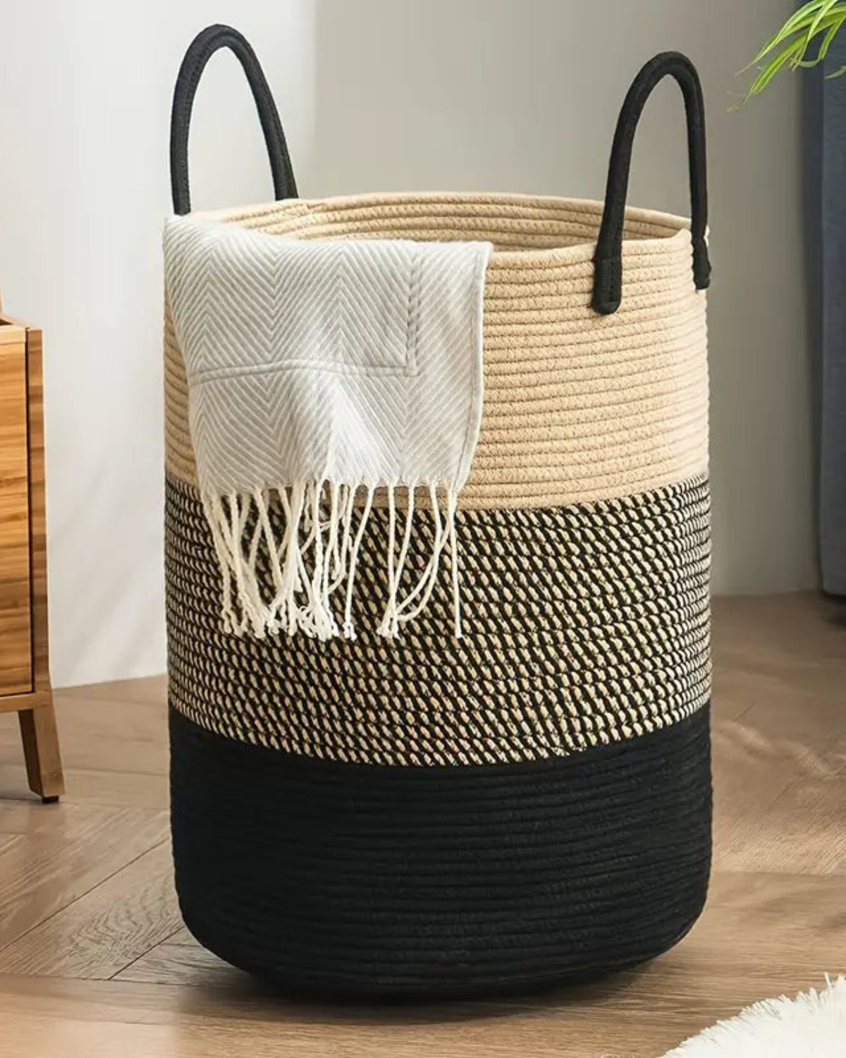 Linéa Woven Storage Basket – Elegant Organization for Your Home 2