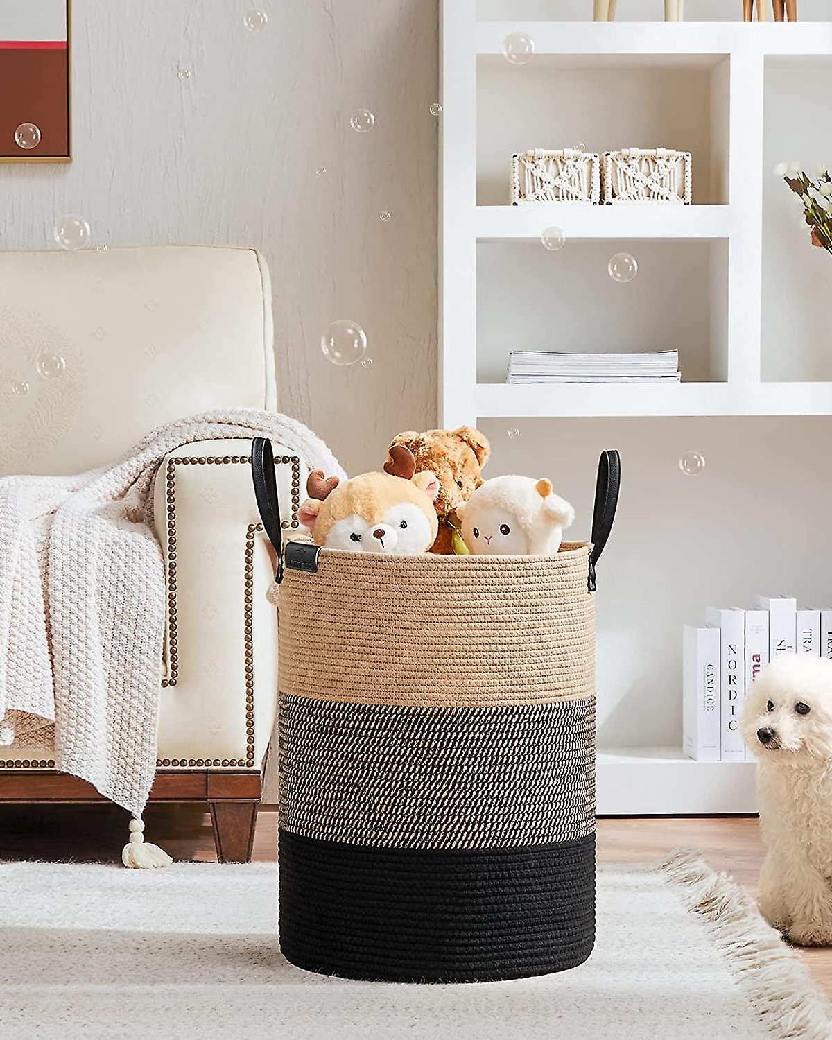 Linéa Woven Storage Basket – Elegant Organization for Your Home 3