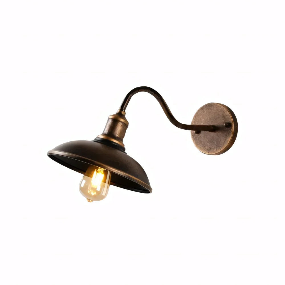Loni Outdoor Wall Light With Swan Neck – Timeless Elegance for Your Garden 9