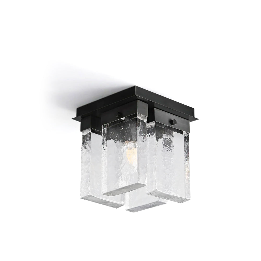 Lourmarin Ceiling Lamp – Stylish Brass and Glass Elegance 1