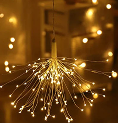 LumiBurst LED Fireworks String Lights – Enchanting Ambiance for Celebrations 2