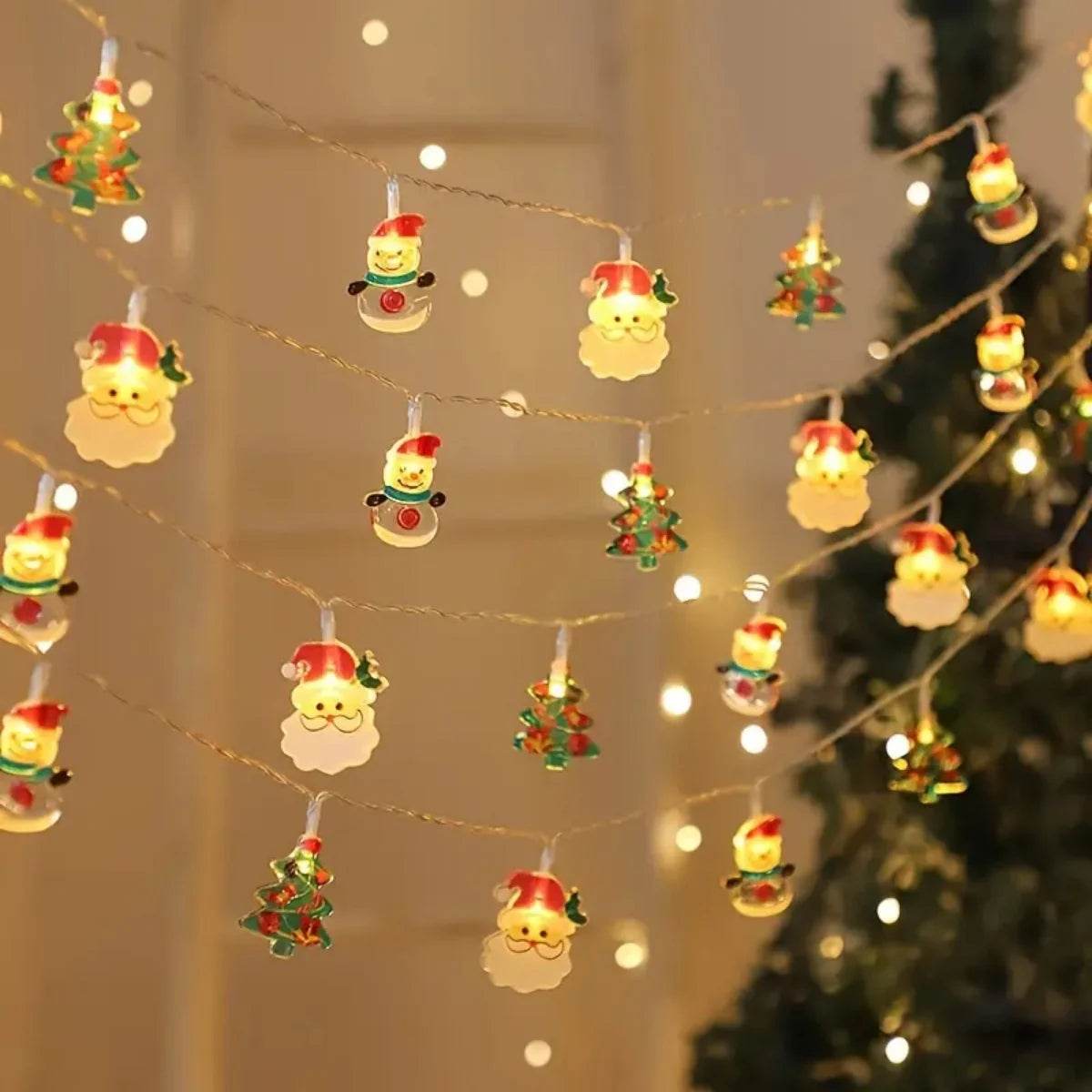 LumiChristmas LED Christmas Lights – Whimsical Characters for Cozy Festivities 5
