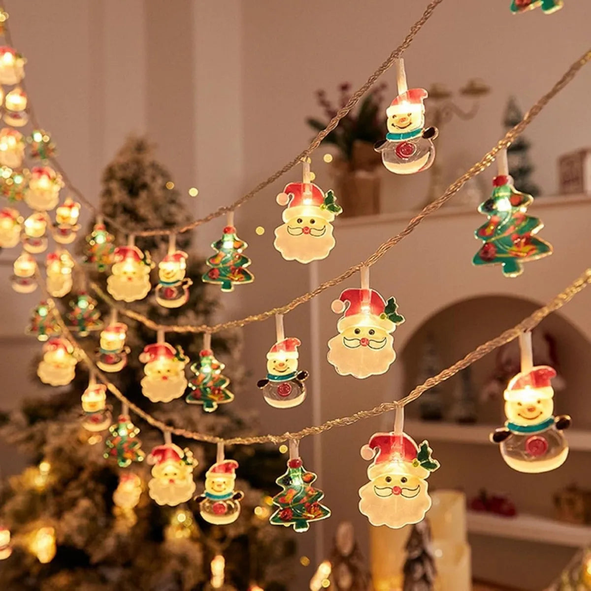 LumiChristmas LED Christmas Lights – Whimsical Characters for Cozy Festivities 6