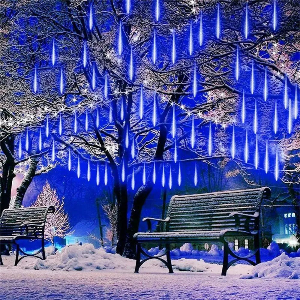 LumiRegen 50 cm LED Shooting Star Rain – Enchanting Light Show for Festive Celebrations 5