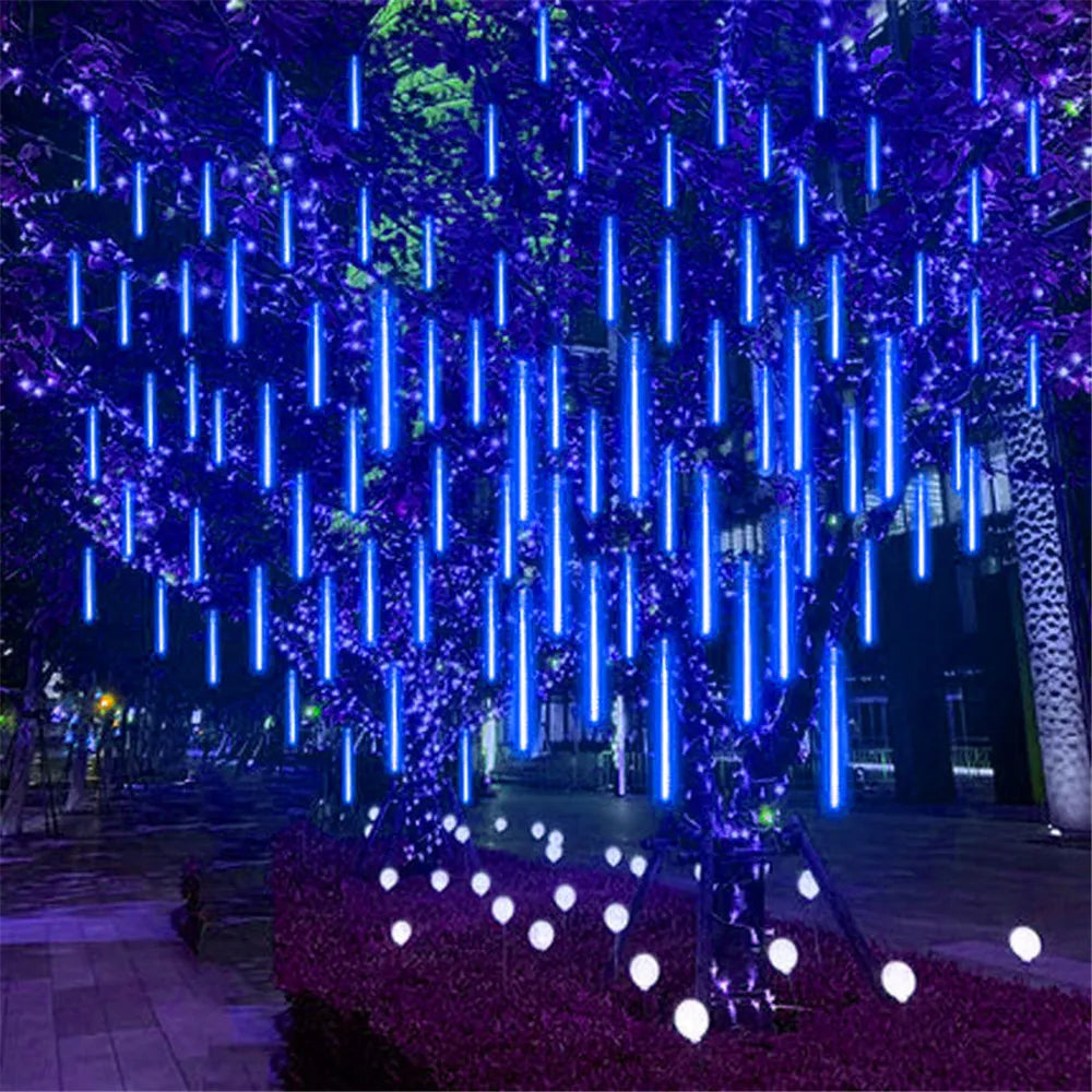 LumiRegen 50 cm LED Shooting Star Rain – Enchanting Light Show for Festive Celebrations 6