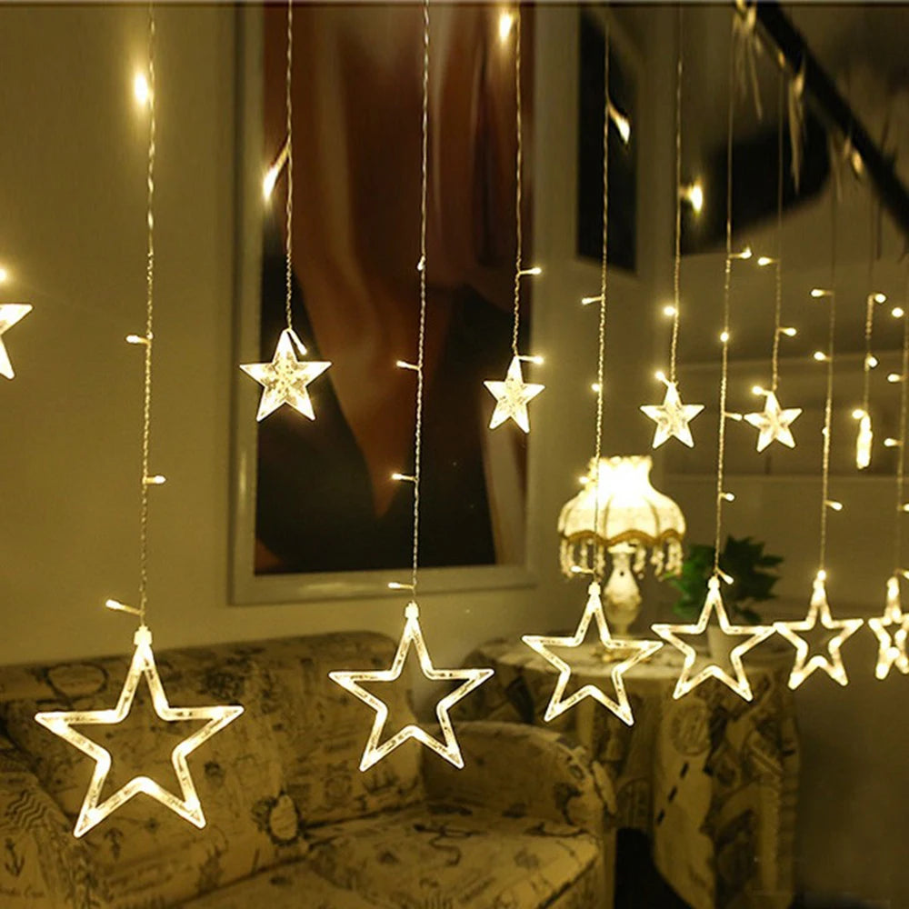 LumiSter LED Light Curtain 3.5M – Magical Outdoor Fairy Lights Display 0
