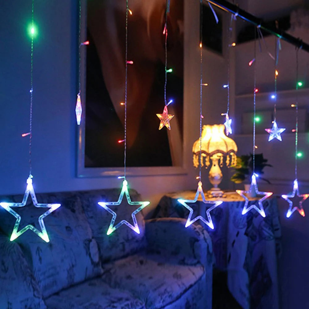 LumiSter LED Light Curtain 3.5M – Magical Outdoor Fairy Lights Display 4