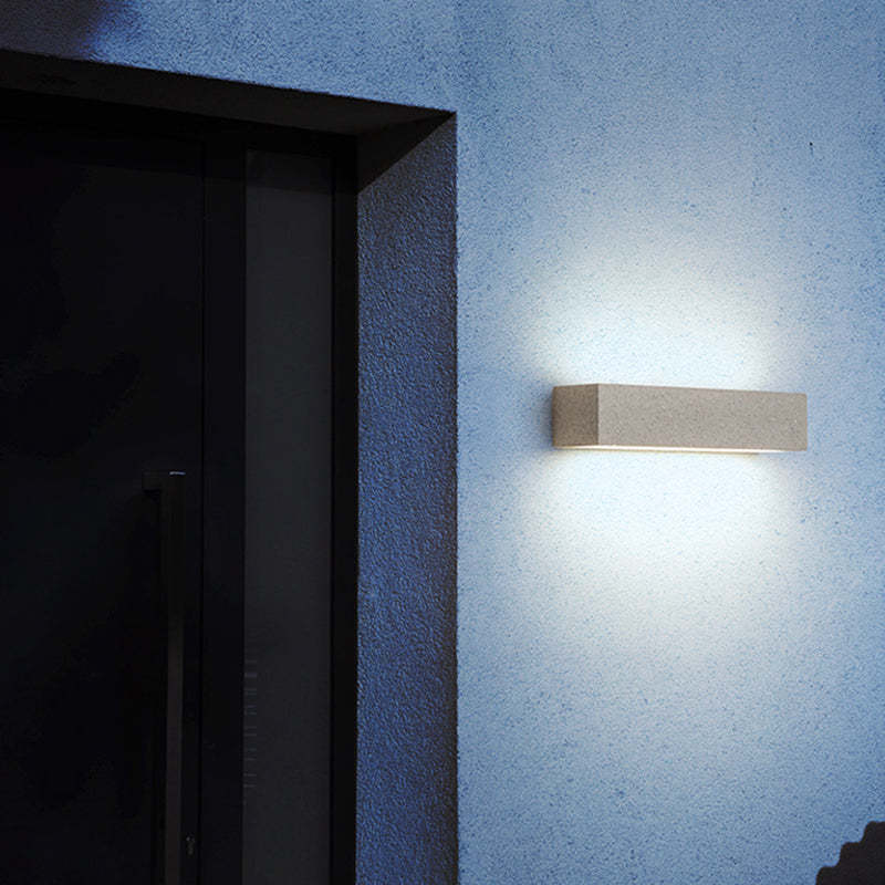 Luminor Minimalistic Outdoor Wall Lamp – Stylish Up Down Lighting for Modern Spaces 2