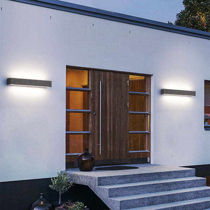 Luminor Minimalistic Outdoor Wall Lamp – Stylish Up Down Lighting for Modern Spaces 3