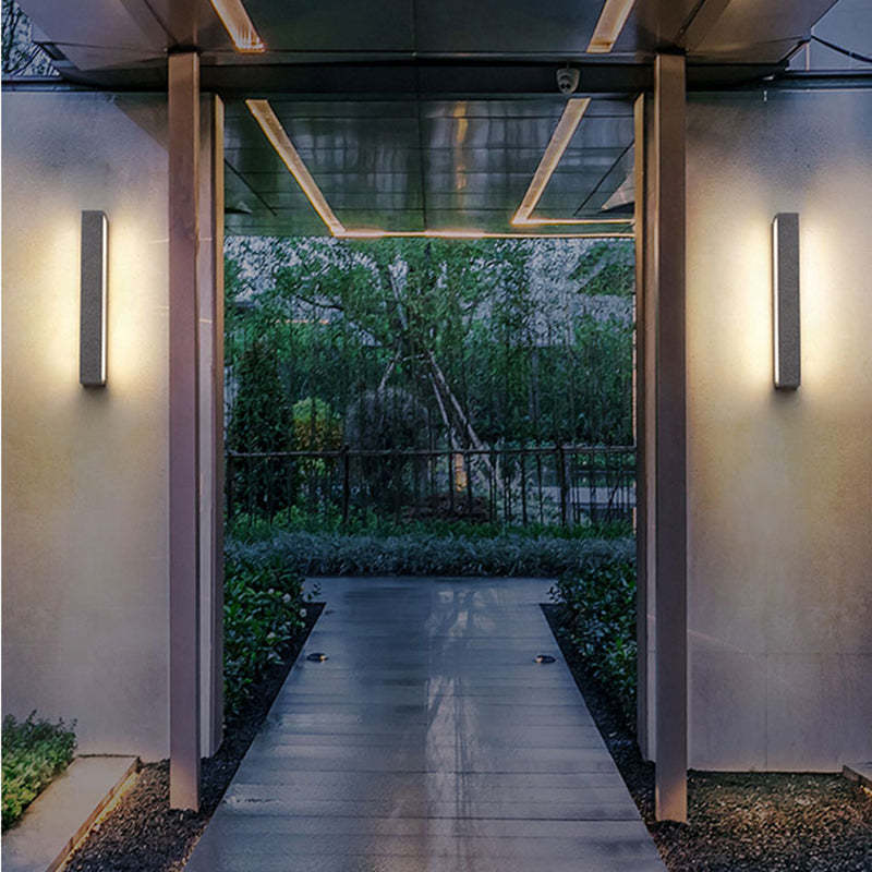 Luminor Minimalistic Outdoor Wall Lamp – Stylish Up Down Lighting for Modern Spaces 6