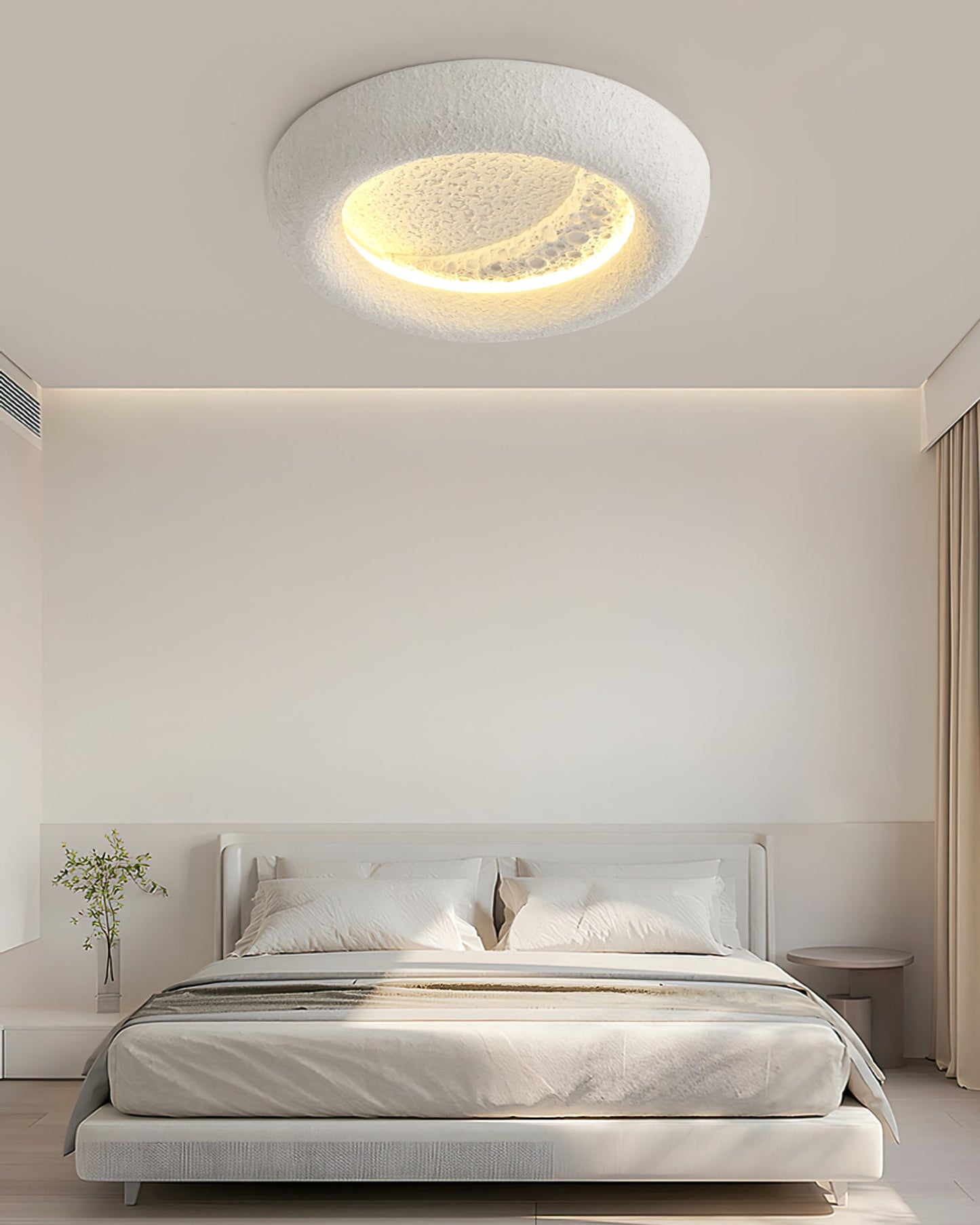 Lunar Glow Ceiling Lamp – Serene Illumination for Tranquil Spaces 7