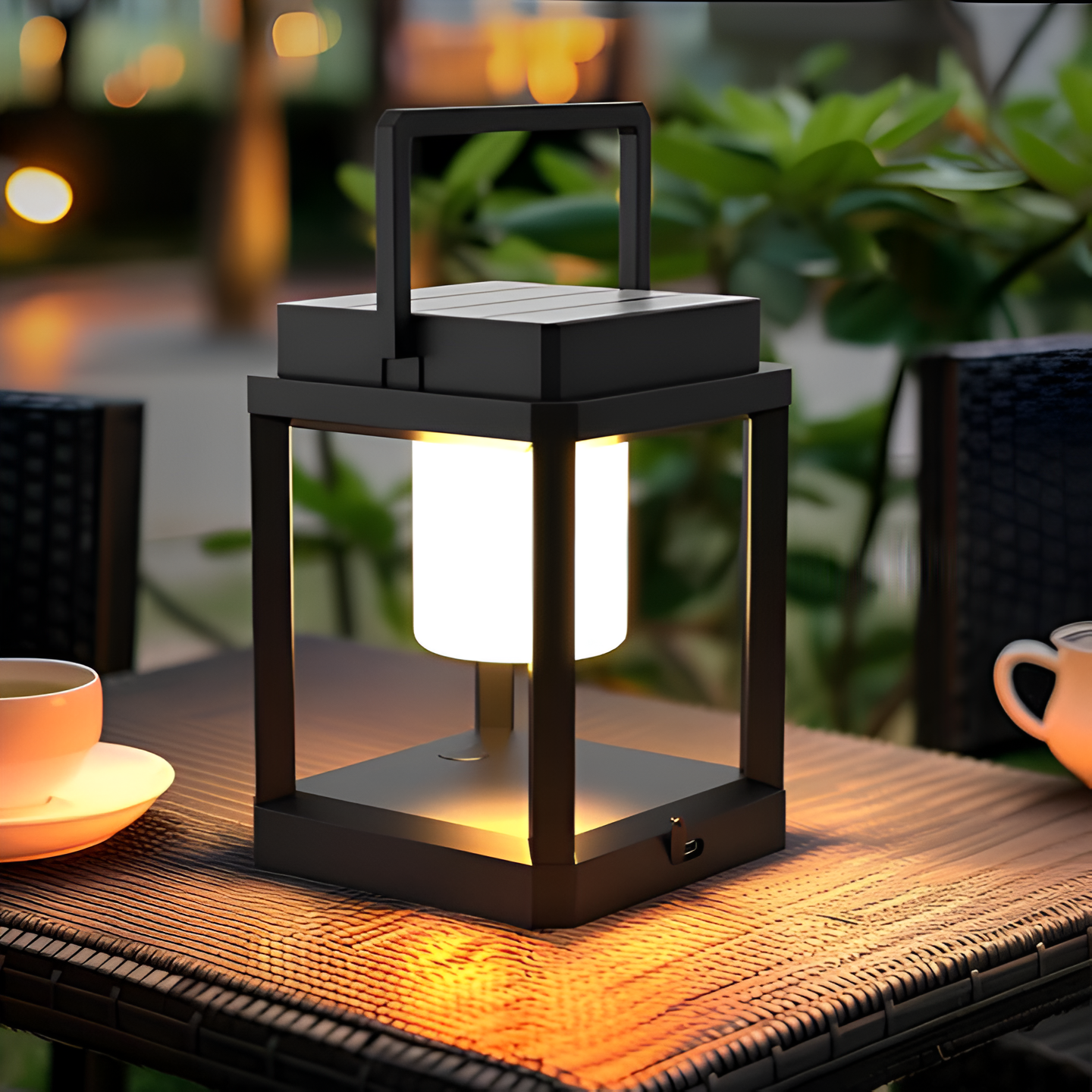 Lunistra Portable Solar Lamp – Elegant Illumination for Outdoor Spaces 0